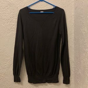J Crew Charcoal Crew neck Sweater Medium